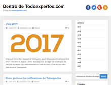 Tablet Screenshot of blog.todoexpertos.com